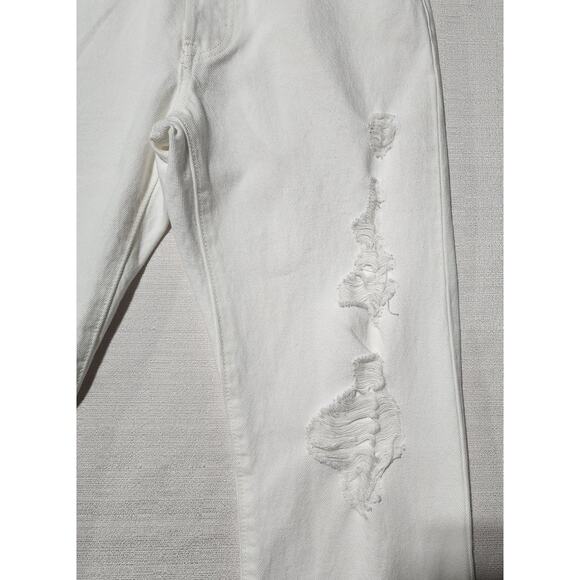 Levi's 501 original 27x30 sit at waist women-button fly white - Picture 3 of 8